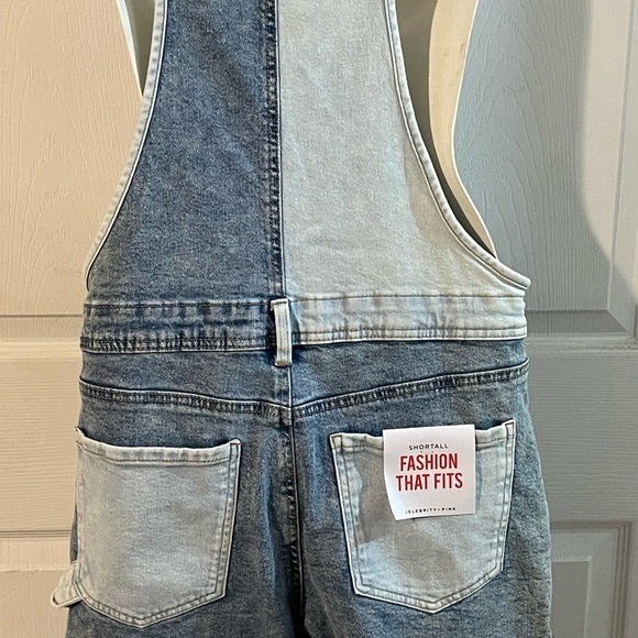 Celebrity Pink Two-Tone Jean Shorts - Picture 5 of 9